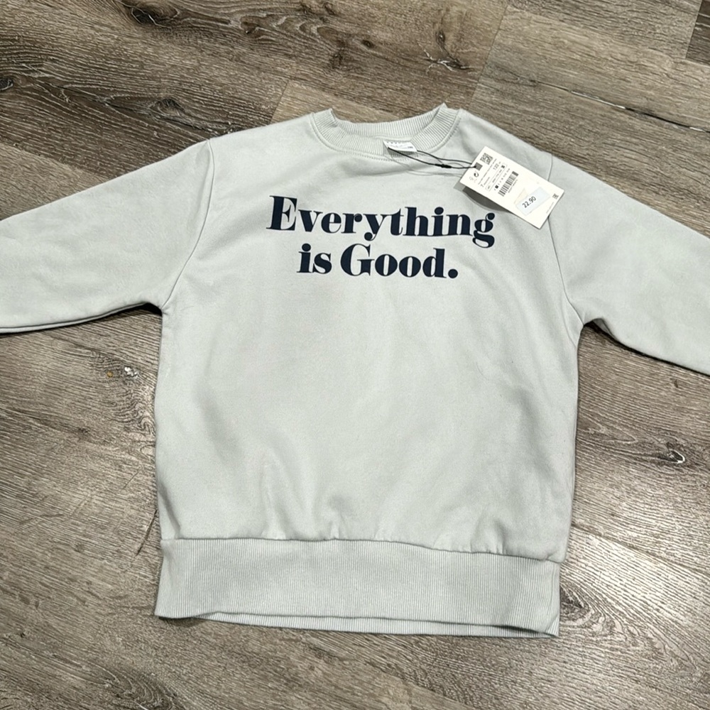 Zara Everything is Good sweatshirt’s